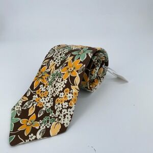 Eton Tie Mens One Size Colorful Floral Luxury Classic Fit Necktie Italy Made NWT